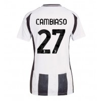 Dres Juventus Andrea Cambiaso #27 Domáci pre Ženy 2024-25 Krátky Rukáv